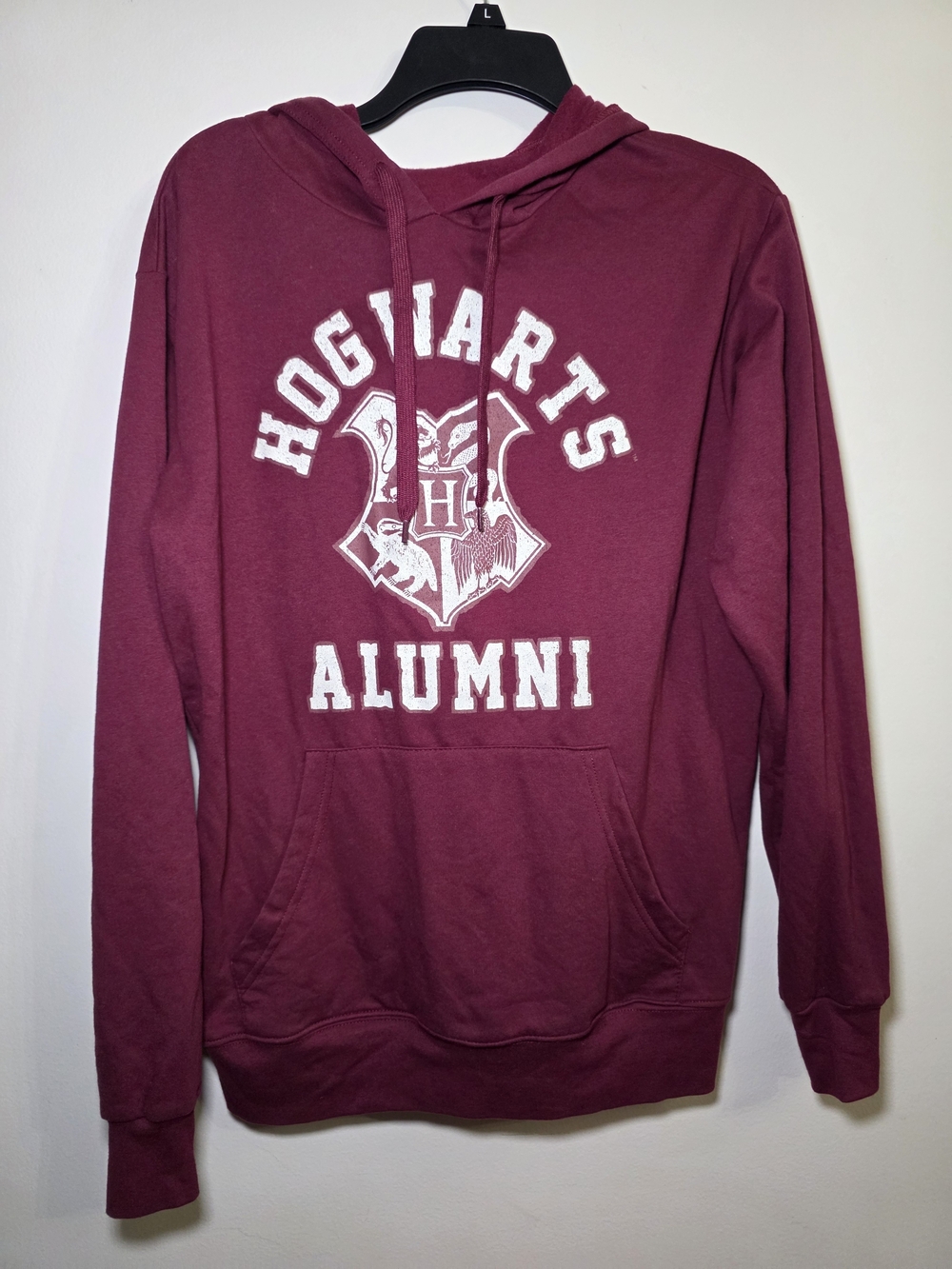Maroon Hogwarts Alumni Crewneck Hoodie